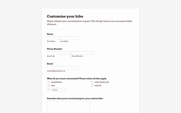 Customize Your Bike - Theme Poster