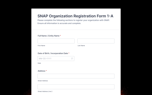 Dark Gold Organization Form - Theme Poster