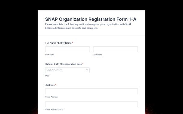 Dark Gold Organization Form - Theme Poster