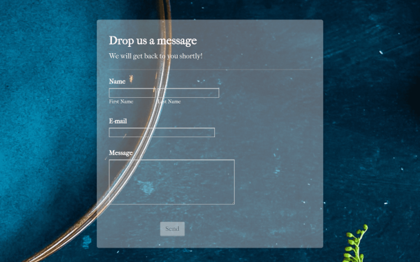 Drop Us a Message - Theme Poster