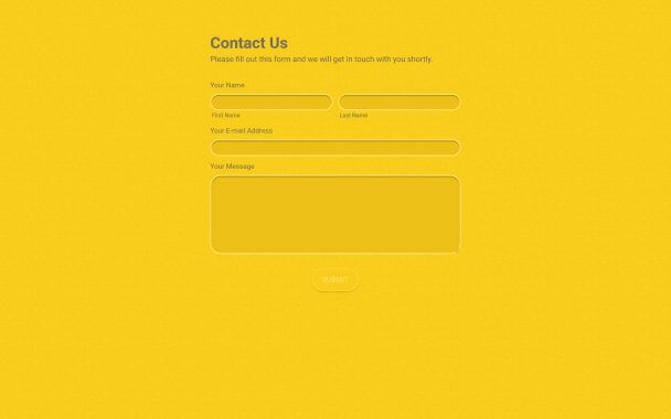 Dusty Yellow - Theme Poster