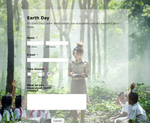 Earth Day - Theme Poster