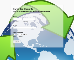 Earth Day Clean Up - Theme Poster