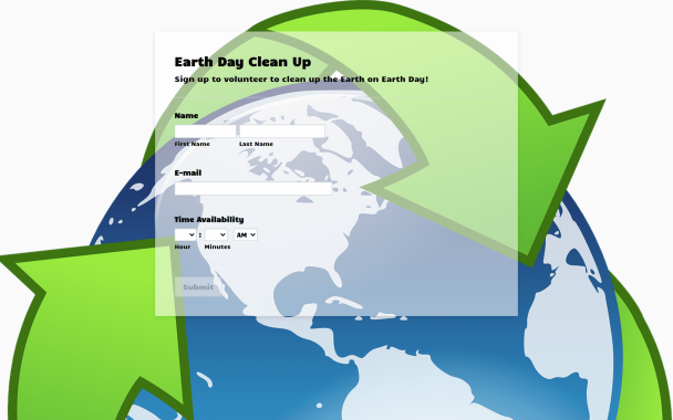 Earth Day Clean Up - Theme Poster