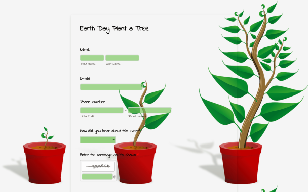 Earth Day Plant a Tree - Theme Poster