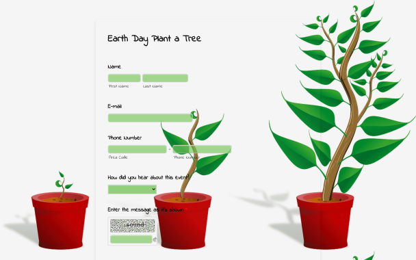 Earth Day Plant a Tree - Theme Poster