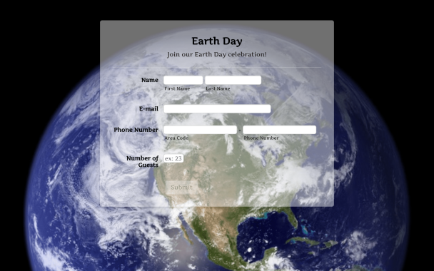 Earth Day - Theme Poster