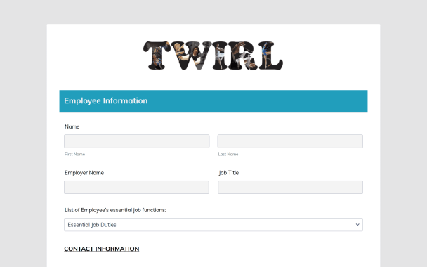 employee form - Theme Poster