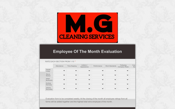 Evaluation Form - Theme Poster