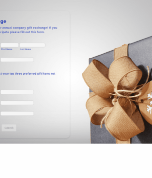 Exchange Gift - Theme Poster