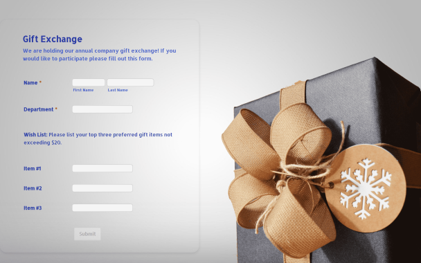 Exchange Gift - Theme Poster