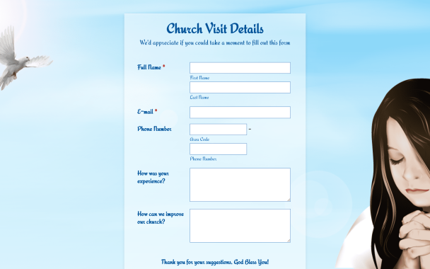 Woman Praying - Theme Poster