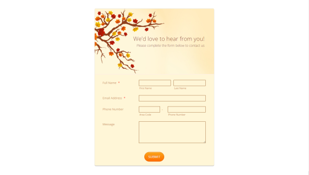 Fall Contact - Theme Poster