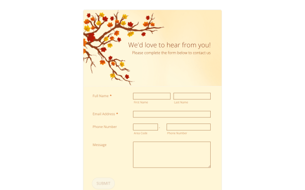 Fall Contact - Theme Poster