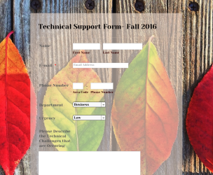 Fall Leaves - Theme Poster