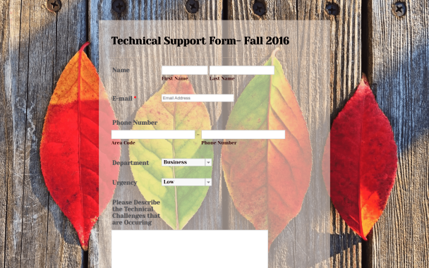 Fall Leaves - Theme Poster