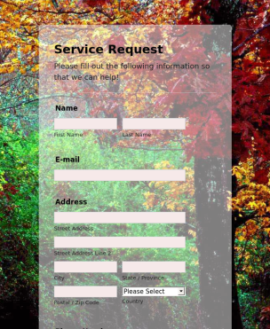 Fall Trees - Theme Poster