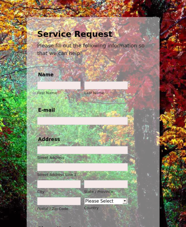 Fall Trees - Theme Poster