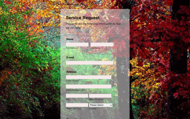Fall Trees - Theme Poster