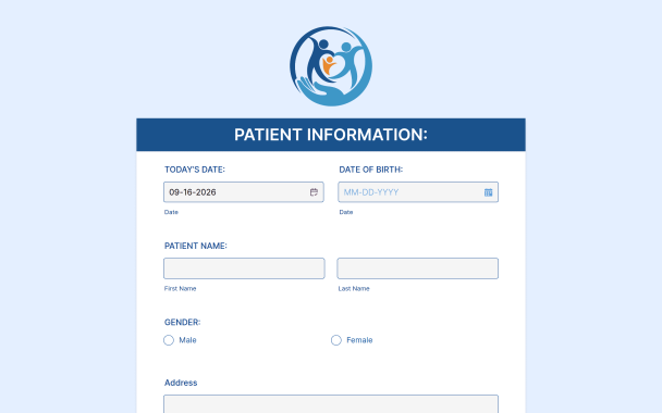 Family Care Patient Registration - Theme Poster