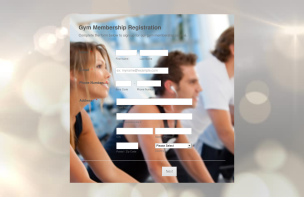 Fitness Signup - Theme Poster