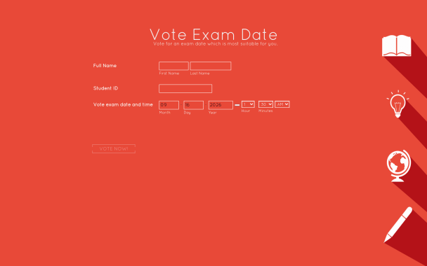 Flamingo Exam Poll - Theme Poster