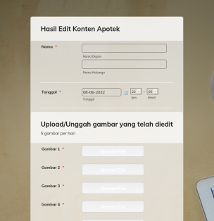 Desk Background - Theme Poster