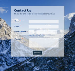 Frosty Blue - Theme Poster