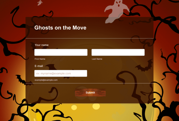 Ghosts on the Move - Theme Poster