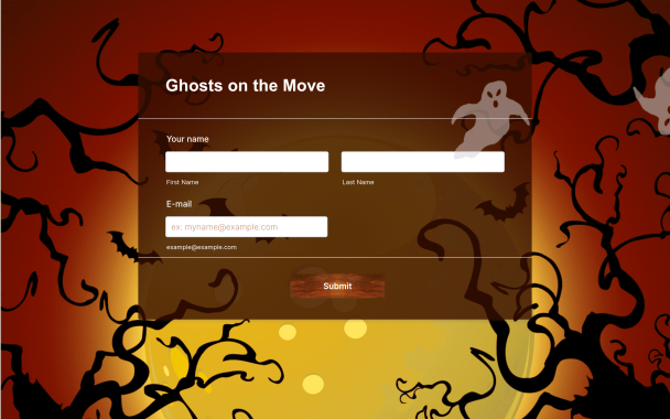 Ghosts on the Move - Theme Poster