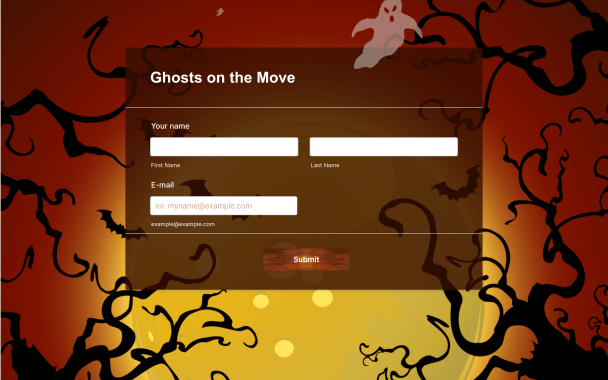 Ghosts on the Move - Theme Poster