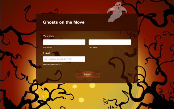 Ghosts on the Move - Theme Poster