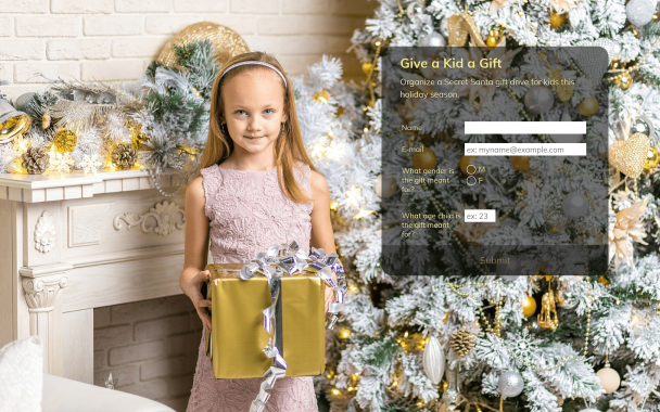Gift a Kid - Theme Poster