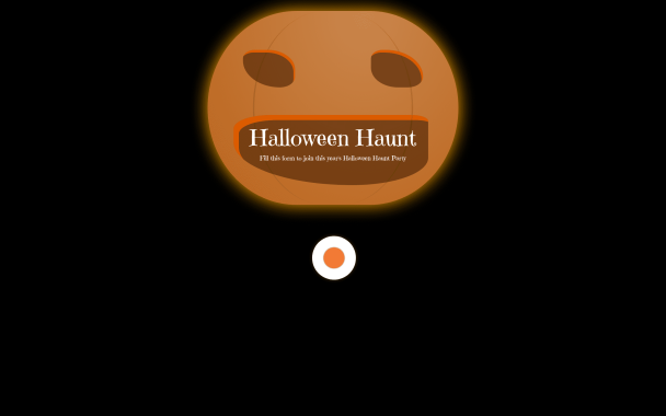 Glowing Pumpkin - Theme Poster