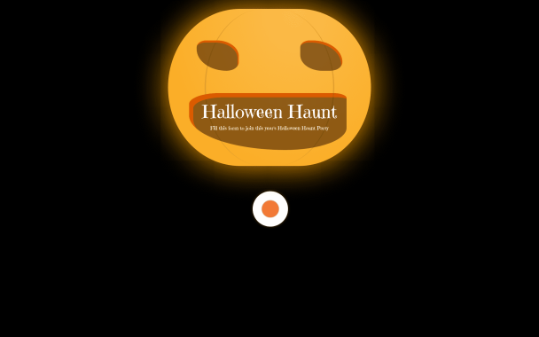 Glowing Pumpkin - Theme Poster