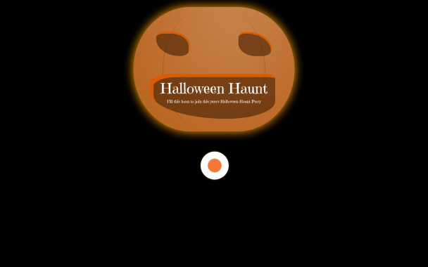Glowing Pumpkin - Theme Poster