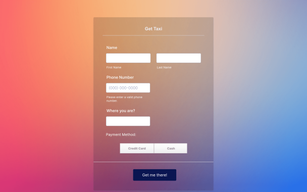 Gradient Glass - Theme Poster