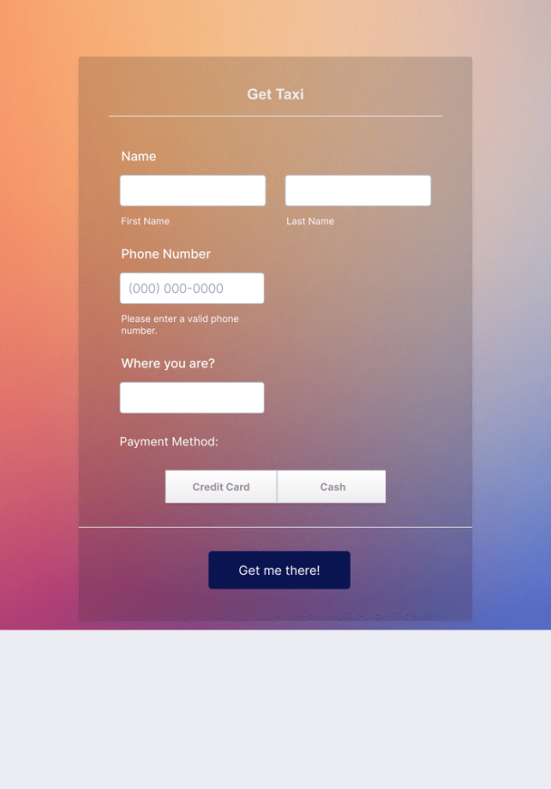 Gradient Glass - Theme Poster