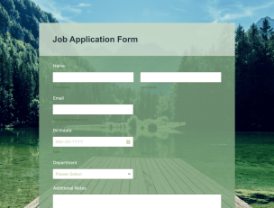 Green Lake - Theme Poster