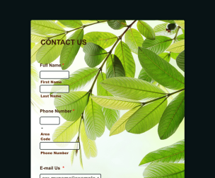 Green Leaves - Theme Poster