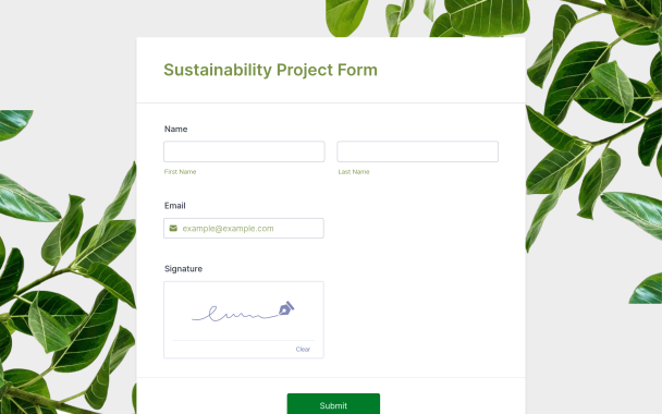 Green Nature - Theme Poster
