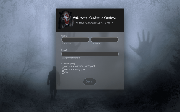 Halloween Contest - Theme Poster
