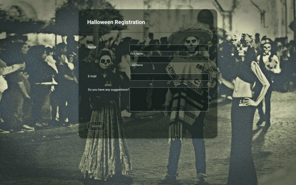 Halloween Mask - Theme Poster
