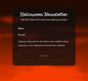 Halloween Newsletter - Theme Poster
