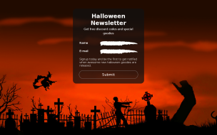 Halloween Newsletter - Theme Poster