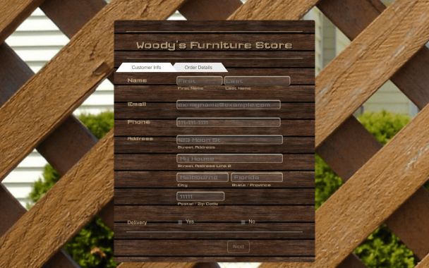 Hand Crafted Wood II - Theme Poster