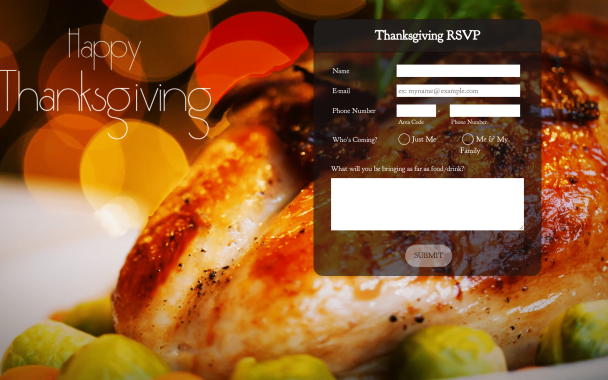 Happy Turkey Day - Theme Poster