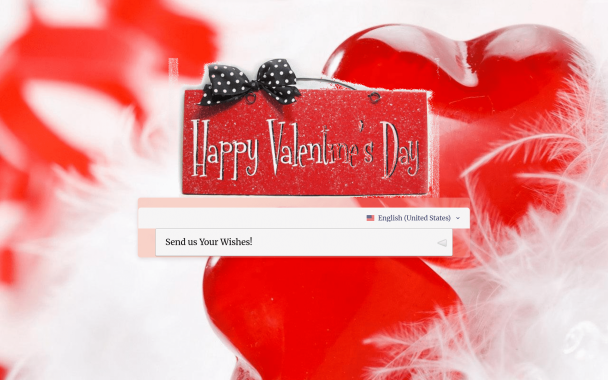 Red glass hearts - Theme Poster