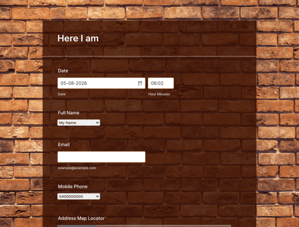 Here I am - Theme Poster