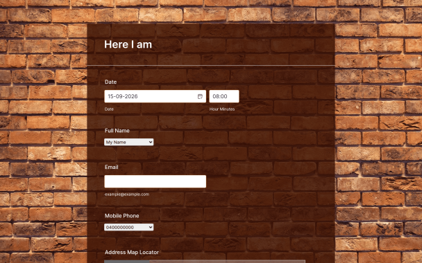 Here I am - Theme Poster